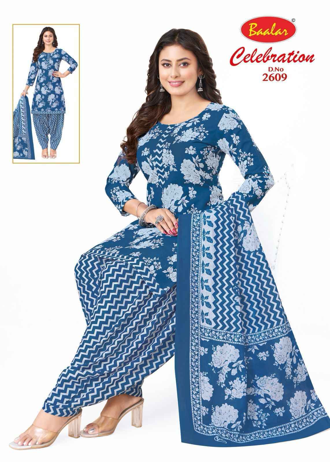 Baalar Celebration Vol 26 Cotton Dress Material Wholesale Textile Market ( 16 pcs Catalogue )