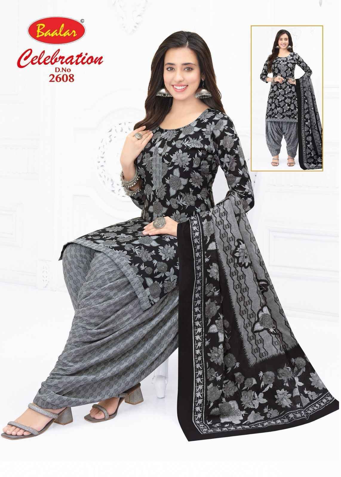 Baalar Celebration Vol 26 Cotton Dress Material Wholesale Textile Market ( 16 pcs Catalogue )