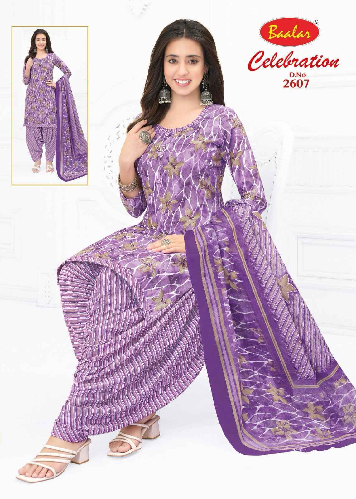 Baalar Celebration Vol 26 Cotton Dress Material Wholesale Textile Market ( 16 pcs Catalogue )