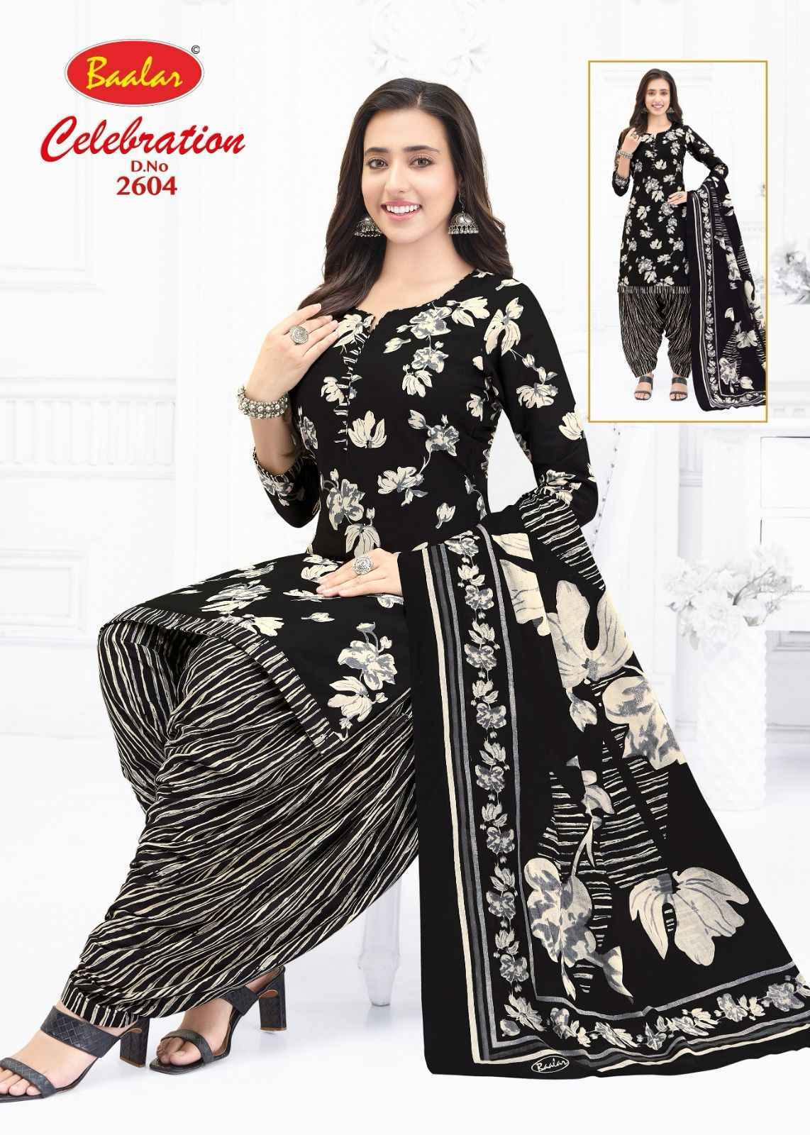 Baalar Celebration Vol 26 Cotton Dress Material Wholesale Textile Market ( 16 pcs Catalogue )