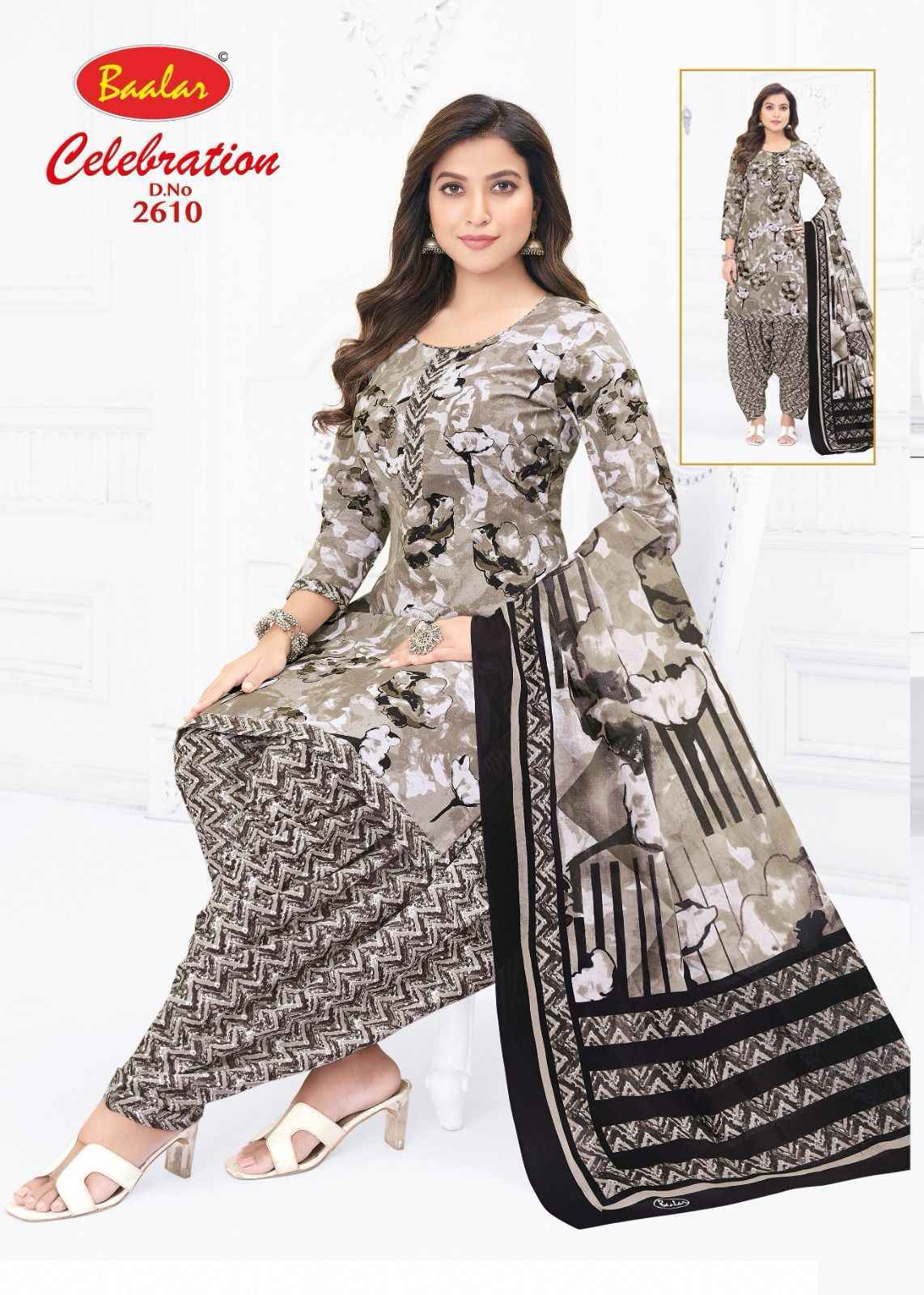 Baalar Celebration Vol 26 Cotton Dress Material Wholesale Textile Market ( 16 pcs Catalogue )