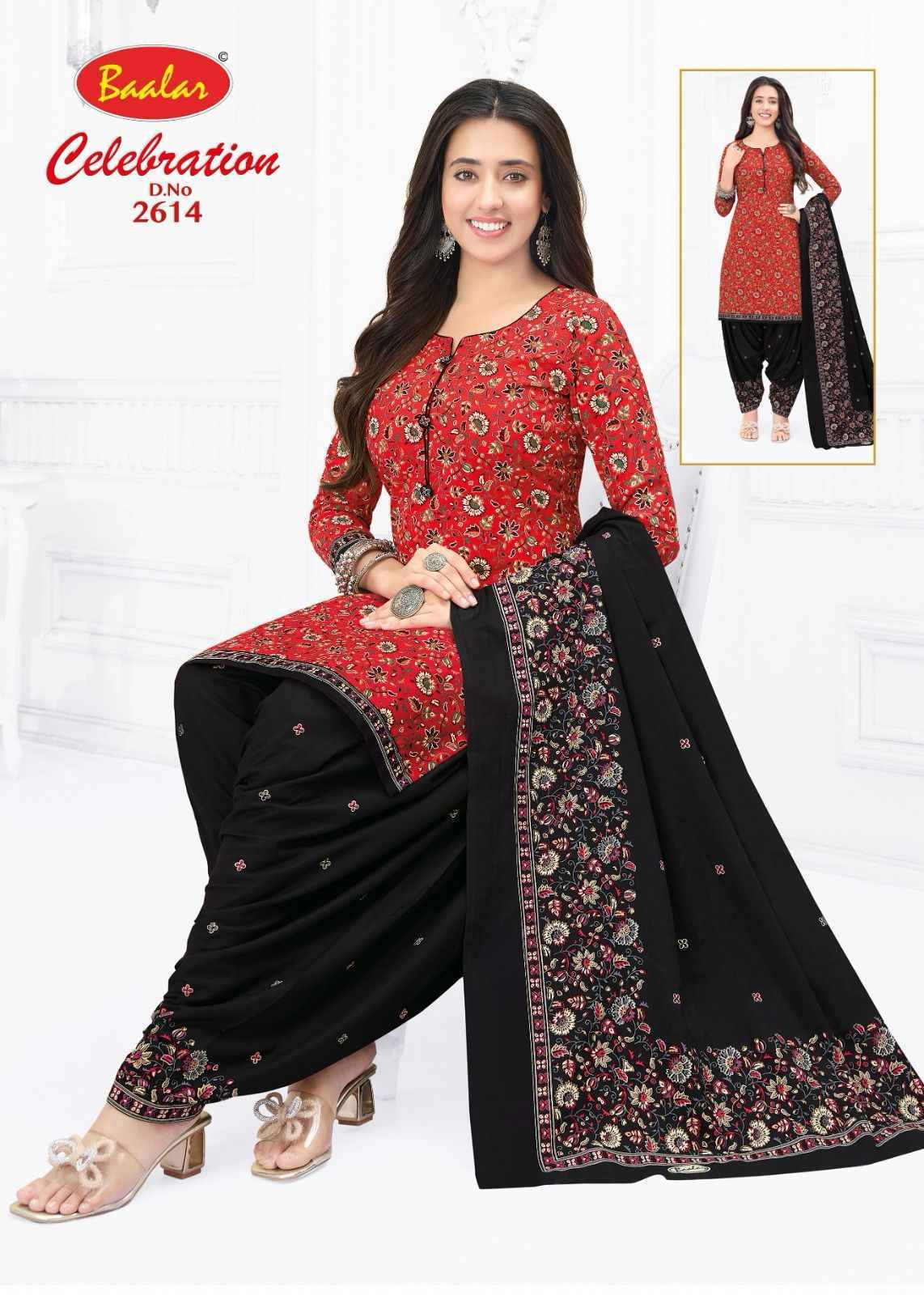 Baalar Celebration Vol 26 Cotton Dress Material Wholesale Textile Market ( 16 pcs Catalogue )