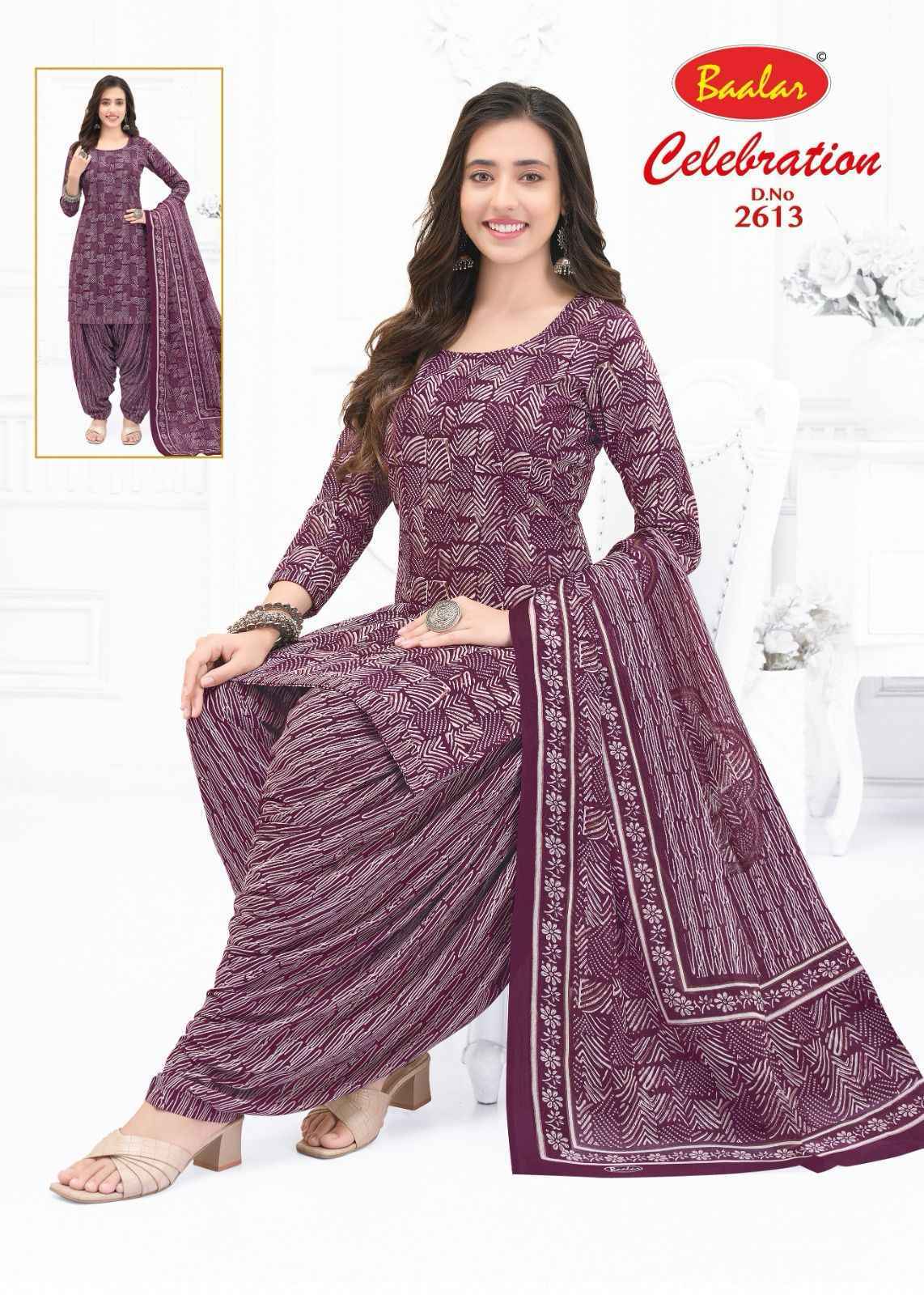 Baalar Celebration Vol 26 Cotton Dress Material Wholesale Textile Market ( 16 pcs Catalogue )