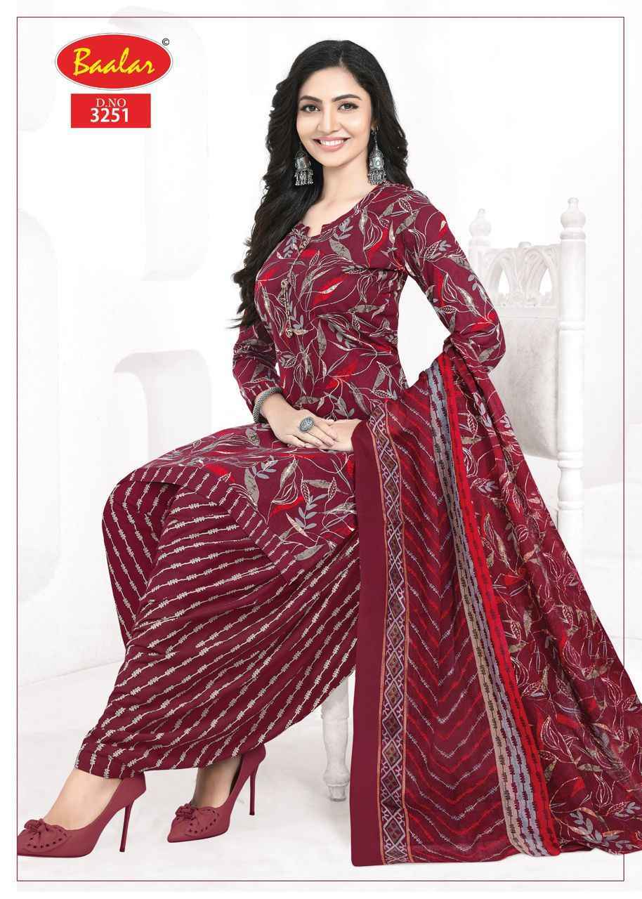 Baalar Zaara Patiyala Vol 32 Pure Cotton Salwar Suits Online Shopping ( 21 pcs Catalogue )