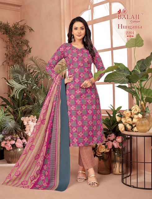 Balaji Hangama Vol 22 Cotton Suits Surat Wholesale Market ( 12 pcs Catalogue )