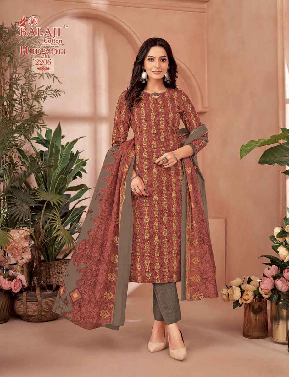 Balaji Hangama Vol 22 Cotton Suits Surat Wholesale Market ( 12 pcs Catalogue )