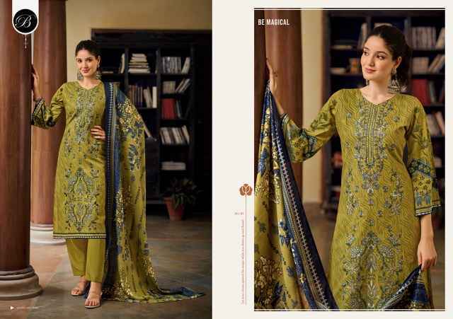 Belliza Designer Chevron Vol 3 Cotton Dress Material - Wholesale Catalog Surat ( 6 pcs Catalogue )