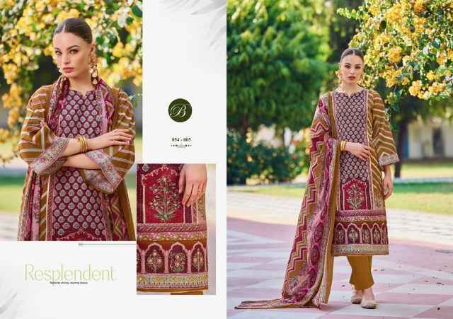 Belliza Designer Haseen Cotton Dress Material Wholesale Market ( 8 pcs Cataloge )