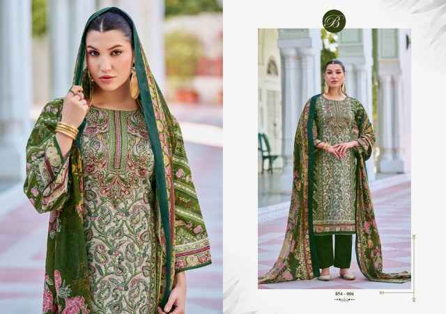 Belliza Designer Haseen Cotton Dress Material Wholesale Market ( 8 pcs Cataloge )