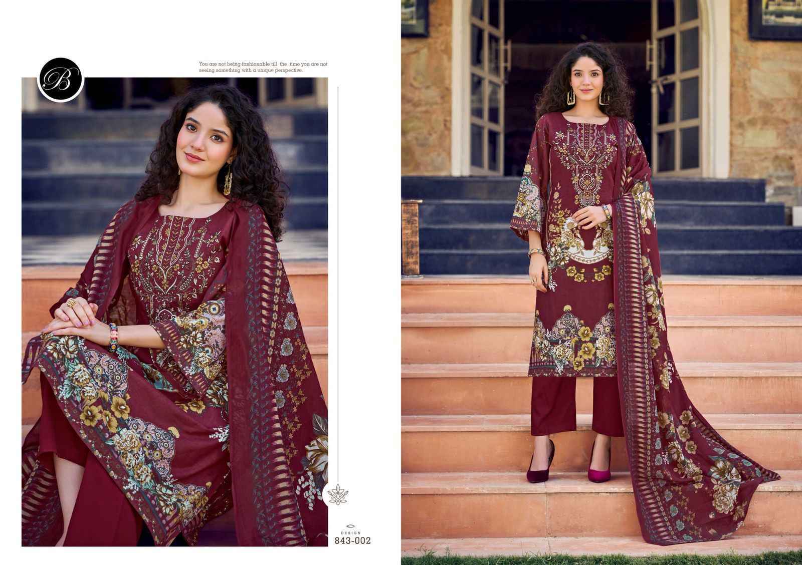 Belliza Designer Naira Vol 105 Cotton Suits New Catalog ( 8 pcs Catalogue )
