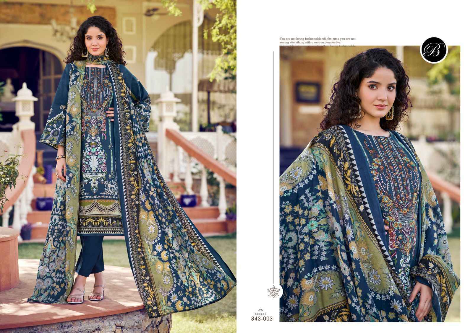 Belliza Designer Naira Vol 105 Cotton Suits New Catalog ( 8 pcs Catalogue )