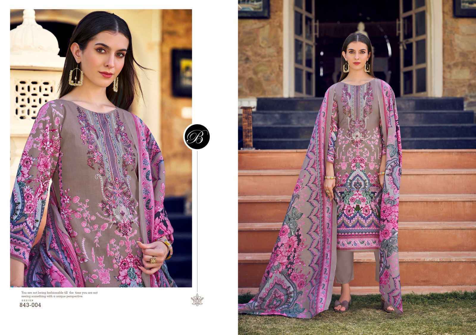 Belliza Designer Naira Vol 105 Cotton Suits New Catalog ( 8 pcs Catalogue )