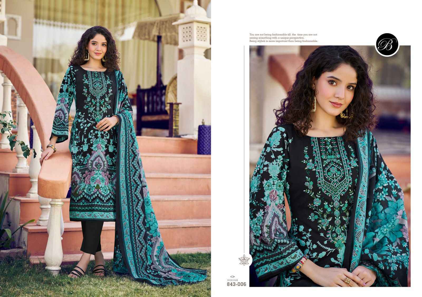 Belliza Designer Naira Vol 105 Cotton Suits New Catalog ( 8 pcs Catalogue )