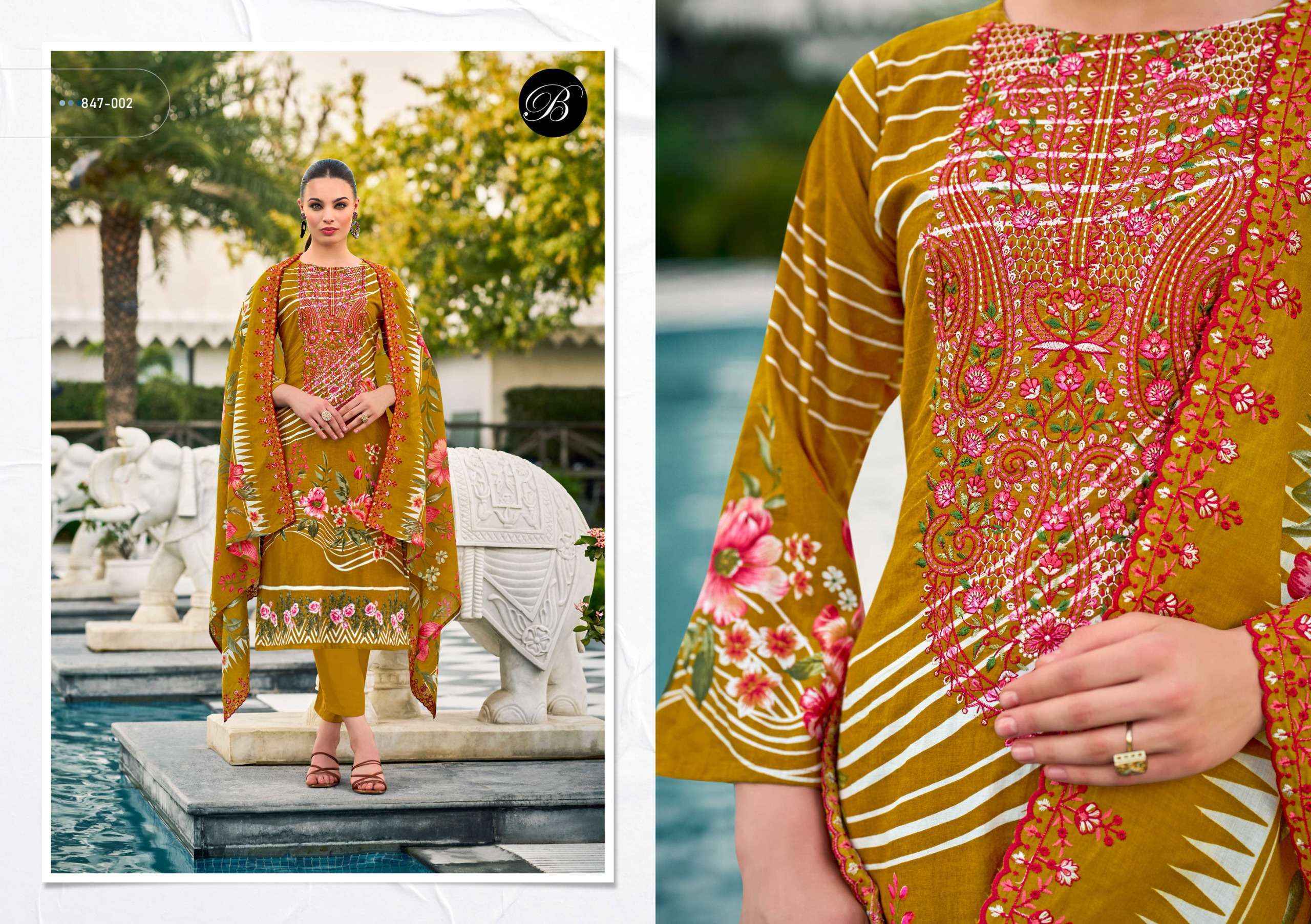 Belliza Guzarish Vol 23 Cotton Dress Material Wholesale Rate ( 8 Pcs Catalog )