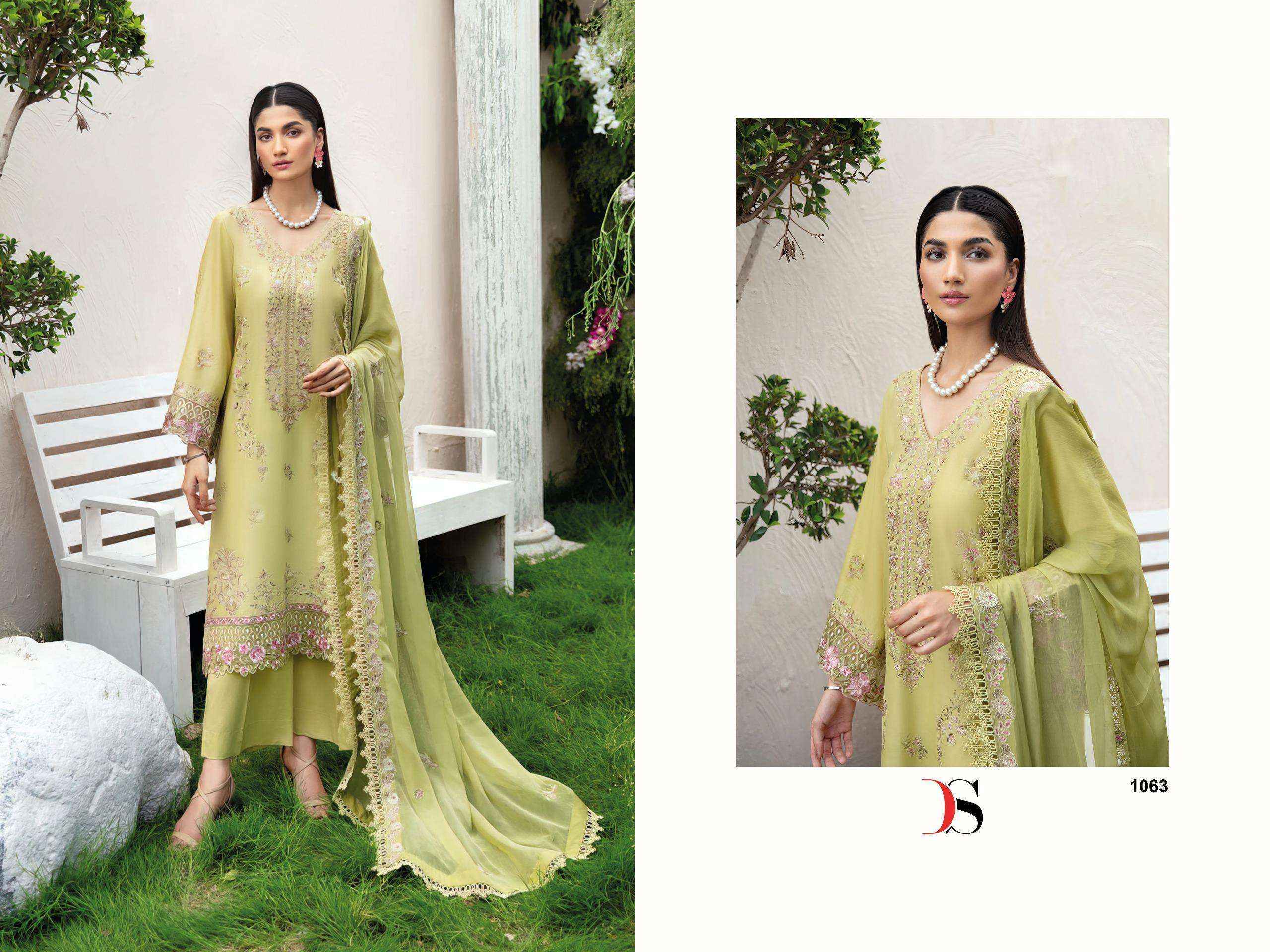 Deepsy Elan Lawn 25 Nx Vol 2 Cotton Dress Material Surat Wholesale ( 4 pcs Catalogue )
