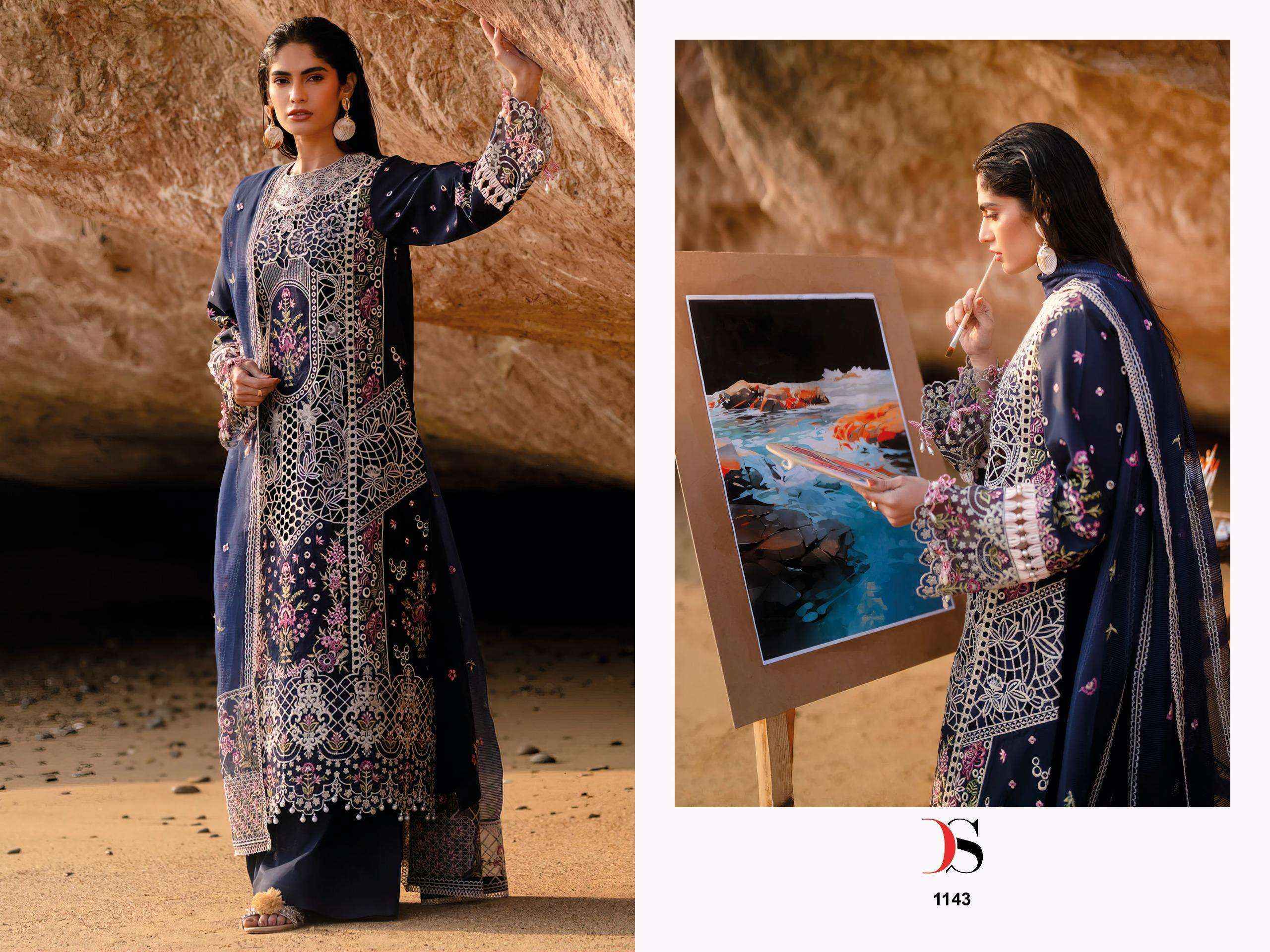 Deepsy Sirene Luxury Lawn 25 Cotton Dress Material - Wholesale Surat Market ( 6 pcs Catalogue )