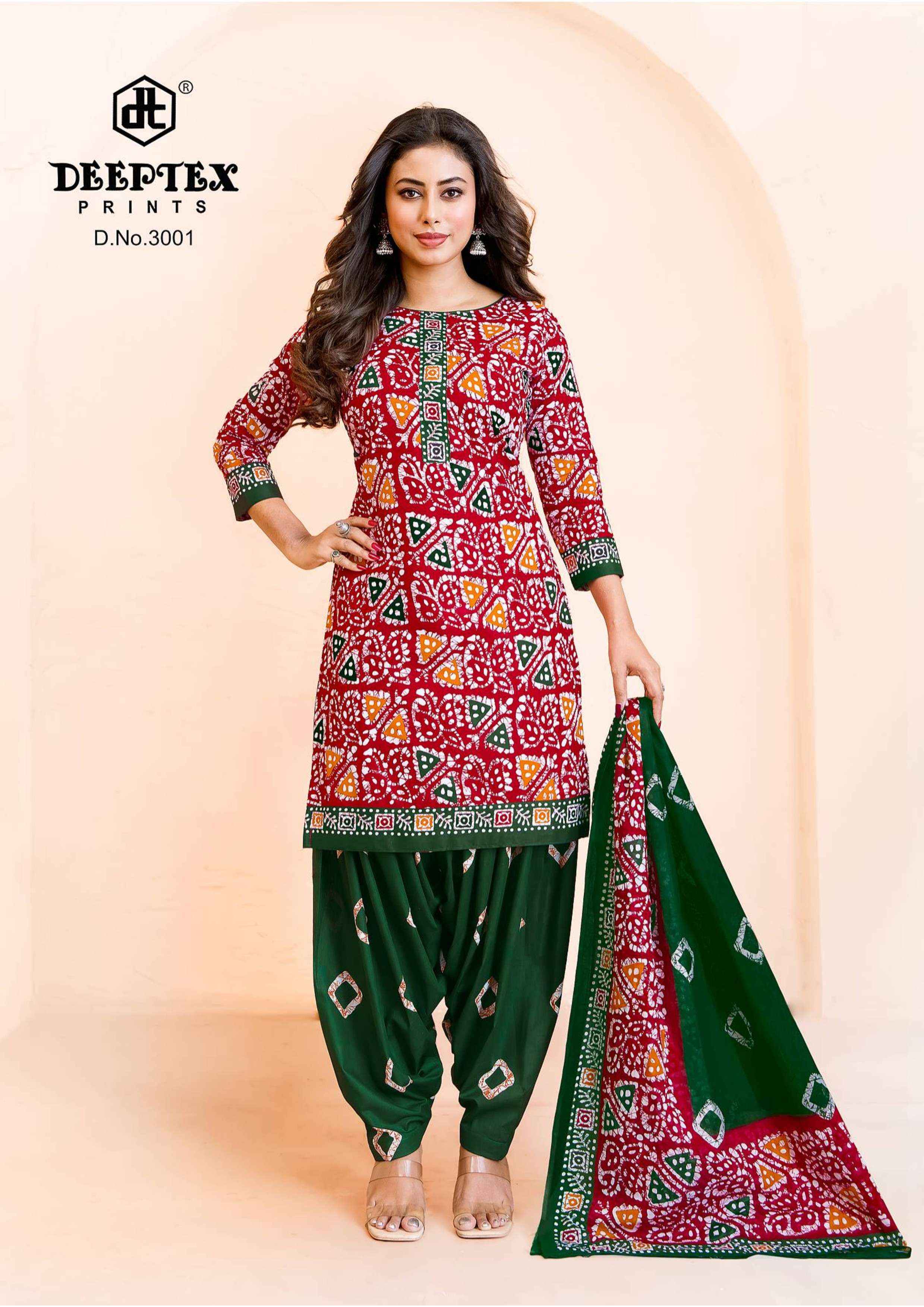 Deeptex Batik Plus Vol 30 Cotton Dress Material Wholesale Price ( 10 pcs Catalogue )