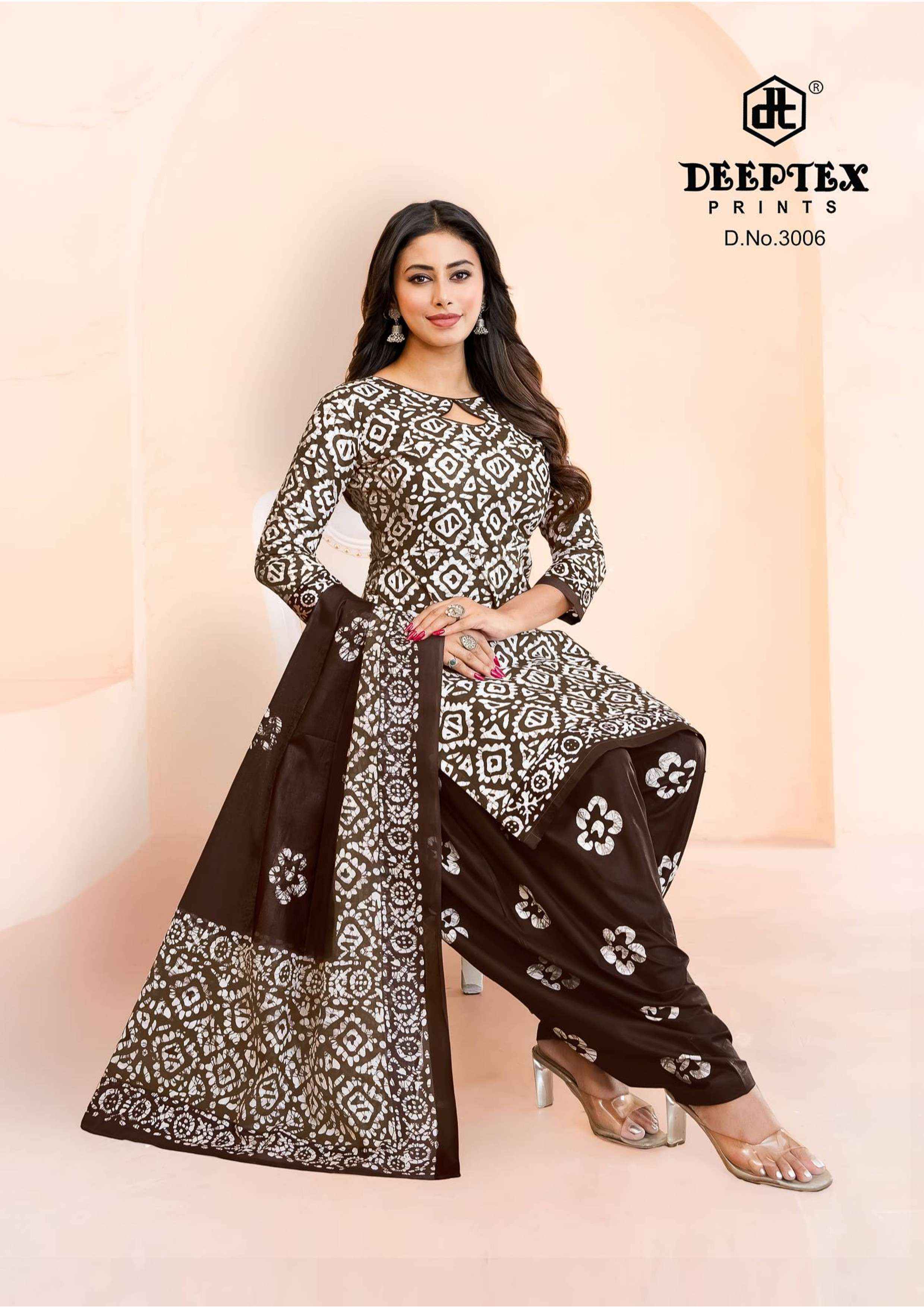 Deeptex Batik Plus Vol 30 Cotton Dress Material Wholesale Price ( 10 pcs Catalogue )