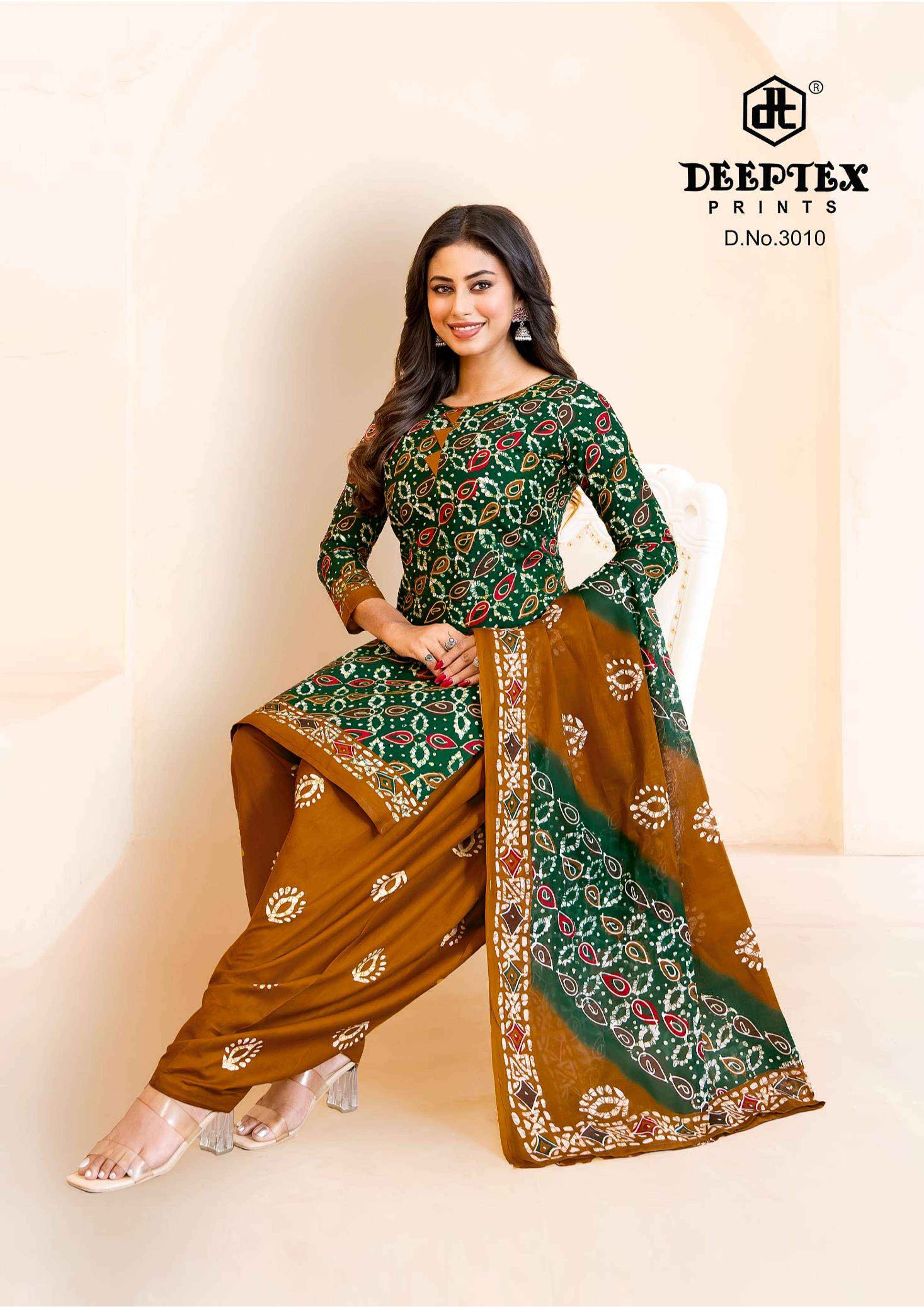 Deeptex Batik Plus Vol 30 Cotton Dress Material Wholesale Price ( 10 pcs Catalogue )