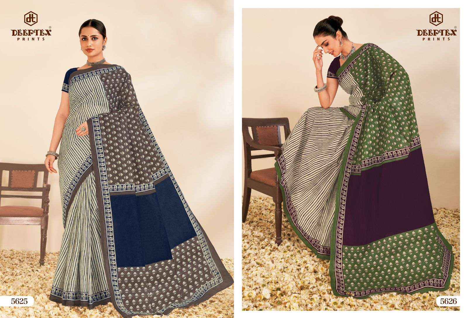 Deeptex Mother India Vol 56 Printed Pure Cotton Saree Online Shopping ( 30 Pcs Catalogue )