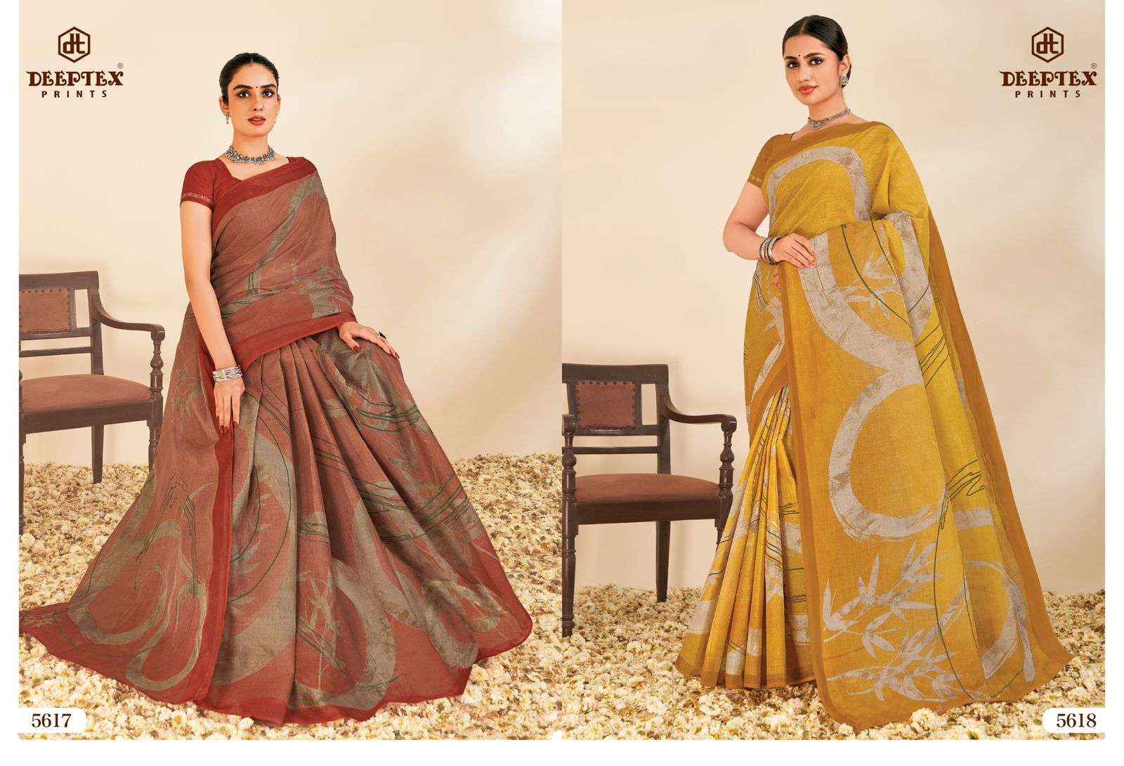 Deeptex Mother India Vol 56 Printed Pure Cotton Saree Online Shopping ( 30 Pcs Catalogue )
