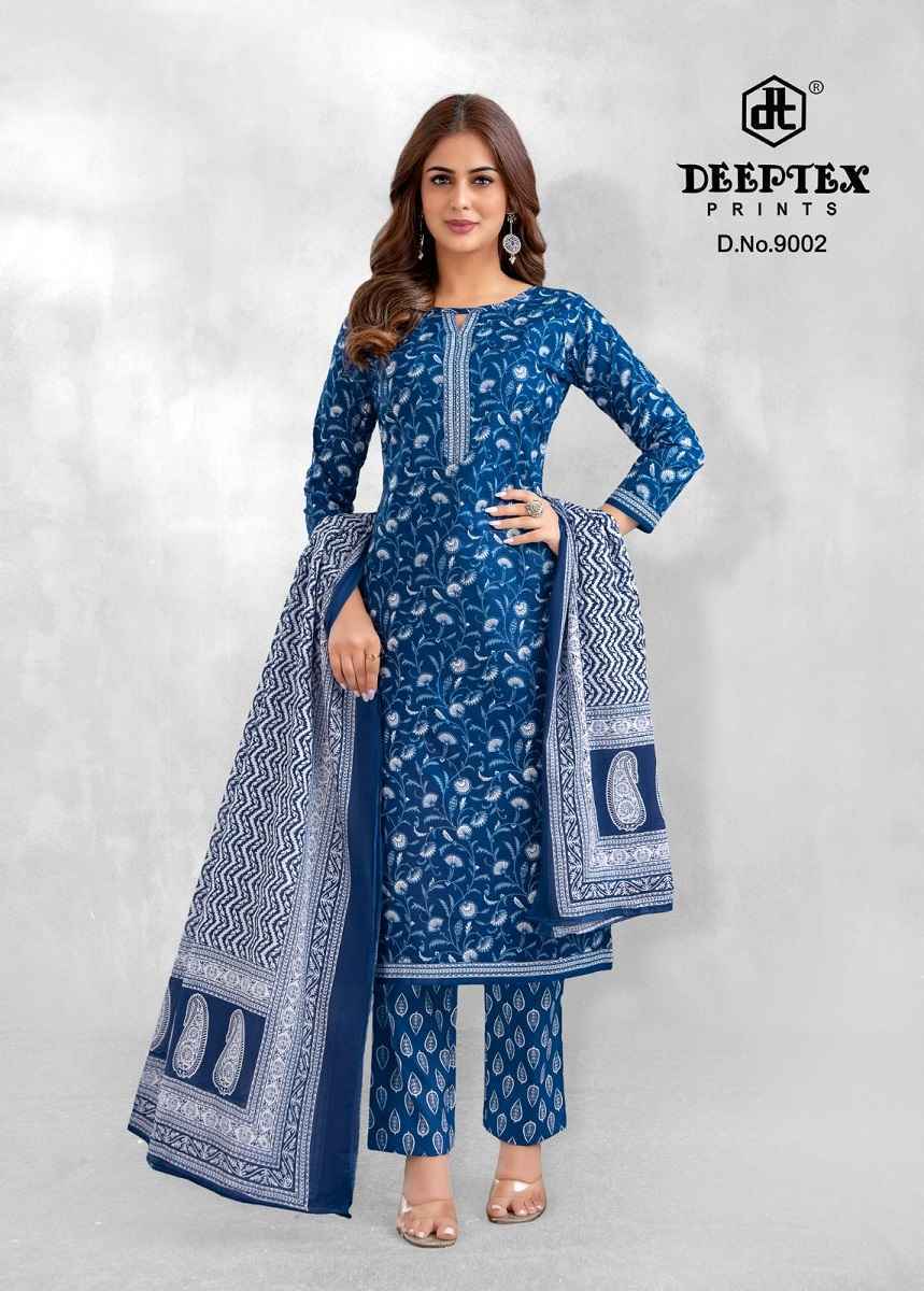 DEEPTEX PRINTS AALIZA VOL-9 PURE COTTON DRESS MATERIAL AT WHOLESALE PRICE ( 10 PCS CATALOG )