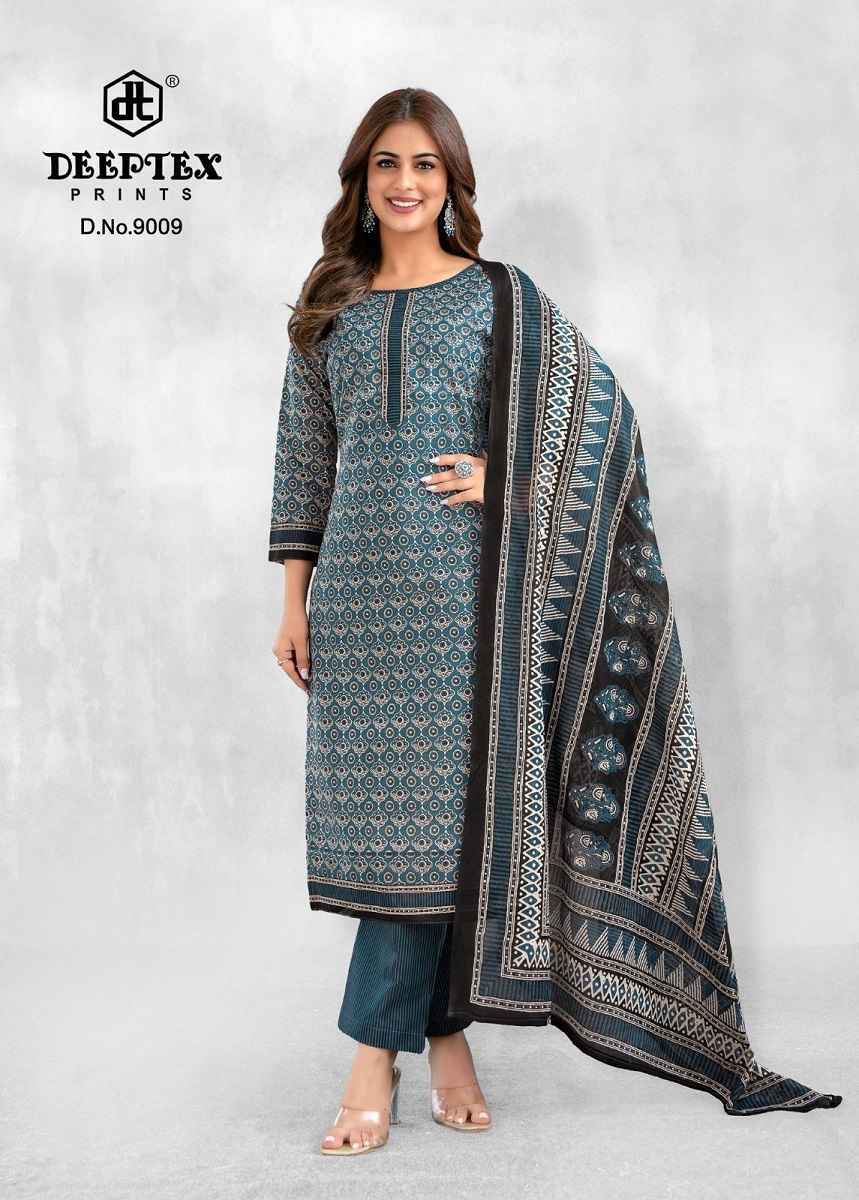 DEEPTEX PRINTS AALIZA VOL-9 PURE COTTON DRESS MATERIAL AT WHOLESALE PRICE ( 10 PCS CATALOG )