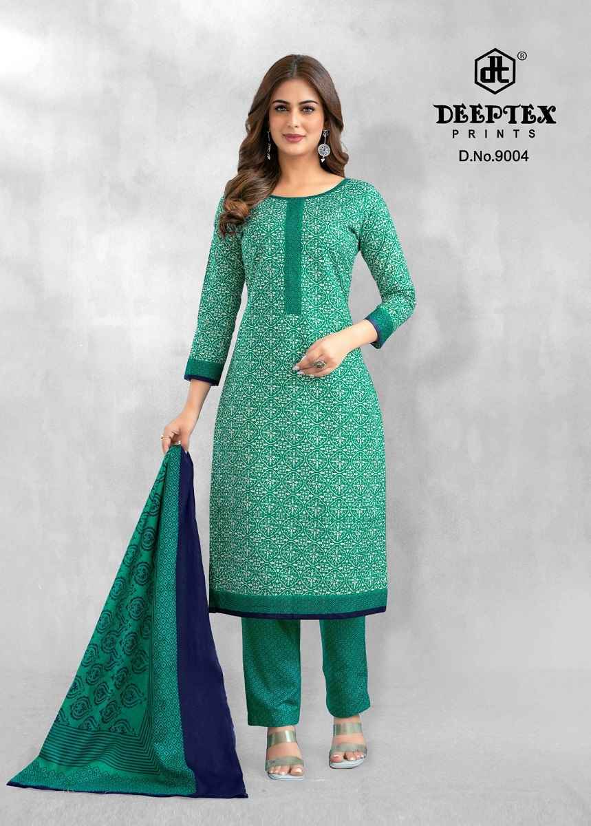 DEEPTEX PRINTS AALIZA VOL-9 PURE COTTON DRESS MATERIAL AT WHOLESALE PRICE ( 10 PCS CATALOG )