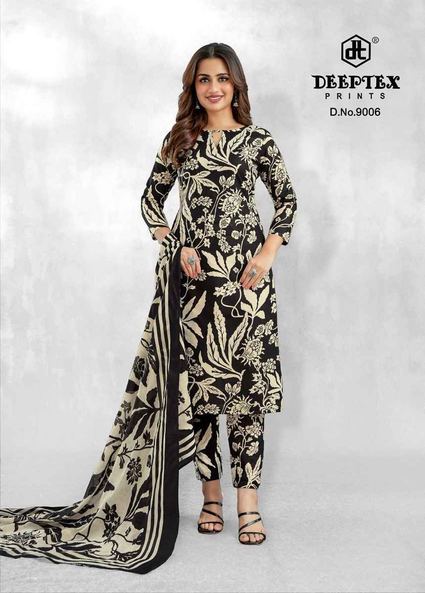 DEEPTEX PRINTS AALIZA VOL-9 PURE COTTON DRESS MATERIAL AT WHOLESALE PRICE ( 10 PCS CATALOG )