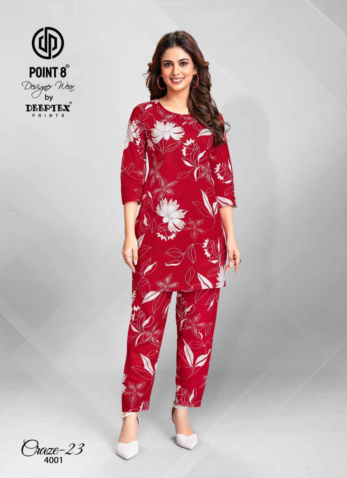 Deeptex Prints Craze Vol 23 Vol 4 Cotton Co Ord Set Wholesale Price ( 10 pcs Catalogue )