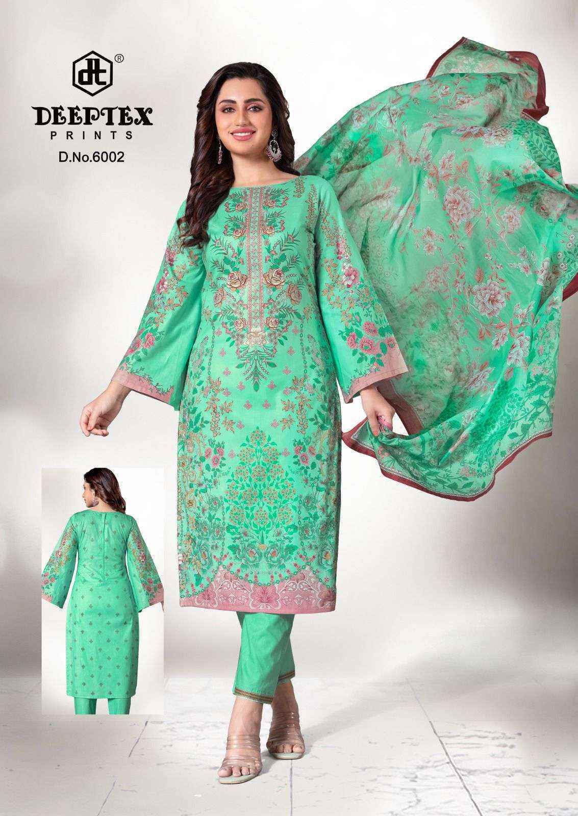 Deeptex Roohi Zara Vol 6 Lawn Cotton Dress Material Wholesale Price ( 8 Pcs Catalog )