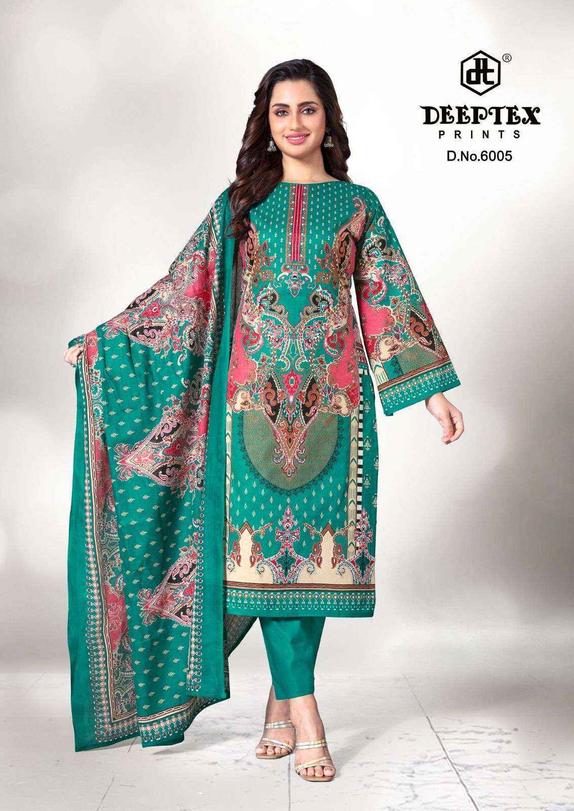 Deeptex Roohi Zara Vol 6 Lawn Cotton Dress Material Wholesale Price ( 8 Pcs Catalog )