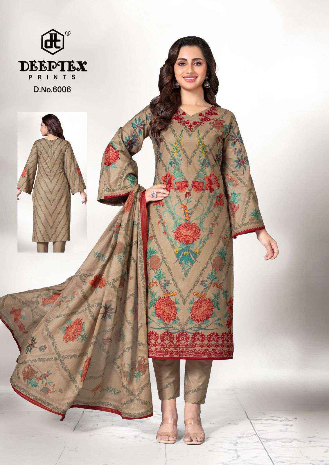 Deeptex Roohi Zara Vol 6 Lawn Cotton Dress Material Wholesale Price ( 8 Pcs Catalog )