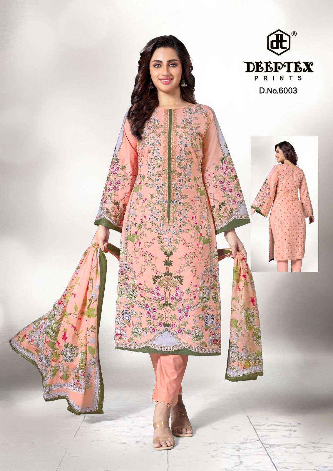 Deeptex Roohi Zara Vol 6 Lawn Cotton Dress Material Wholesale Price ( 8 Pcs Catalog )