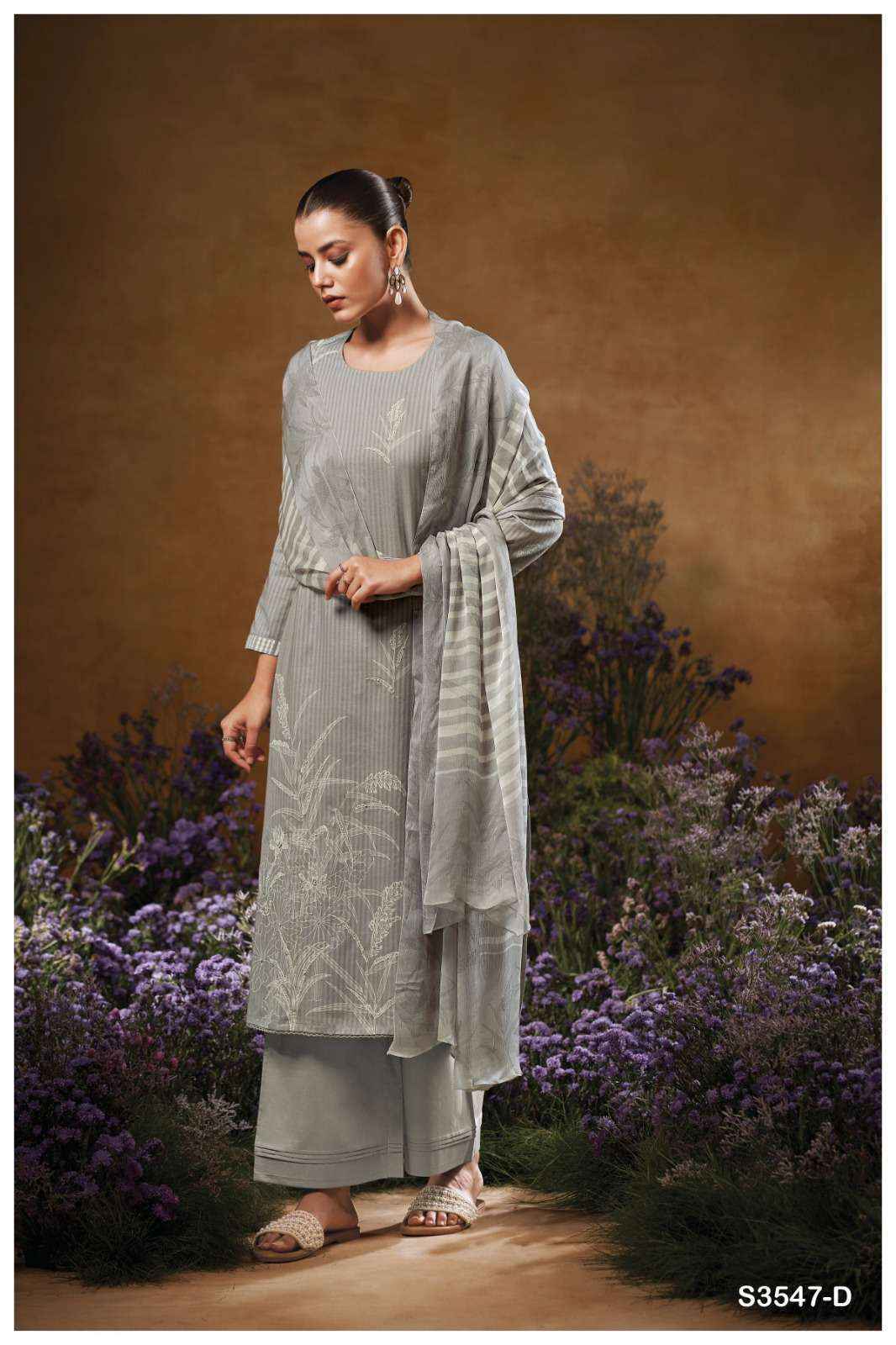 Ganga Jace 3547 Cotton Dress Material Wholesale Price ( 4 Pcs Catalog )