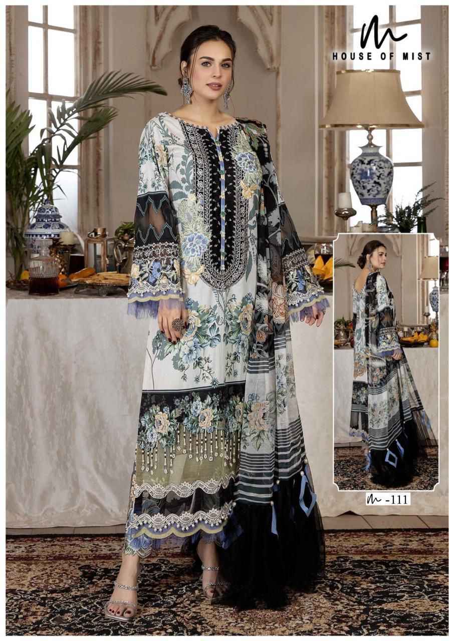 HOUSE OF MIST GHAZAL VOL-12 PURE COTTON PAKISTANI SUITS ( 6 PCS CATALOG )