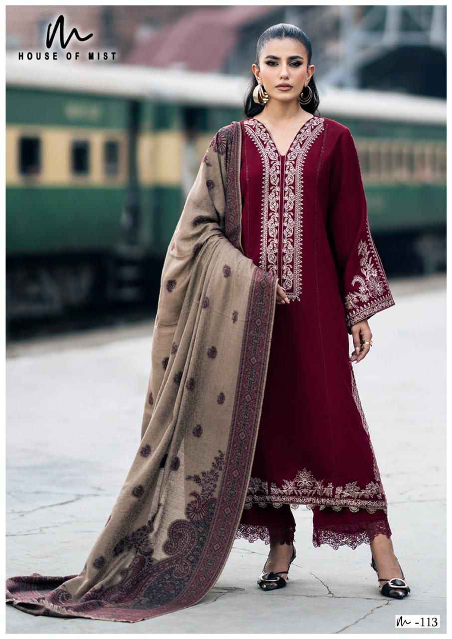HOUSE OF MIST GHAZAL VOL-12 PURE COTTON PAKISTANI SUITS ( 6 PCS CATALOG )