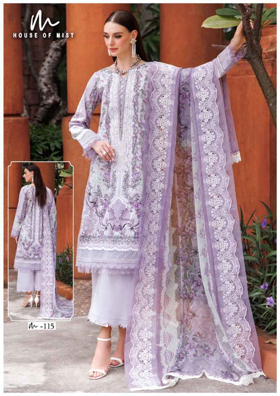 HOUSE OF MIST GHAZAL VOL-12 PURE COTTON PAKISTANI SUITS ( 6 PCS CATALOG )