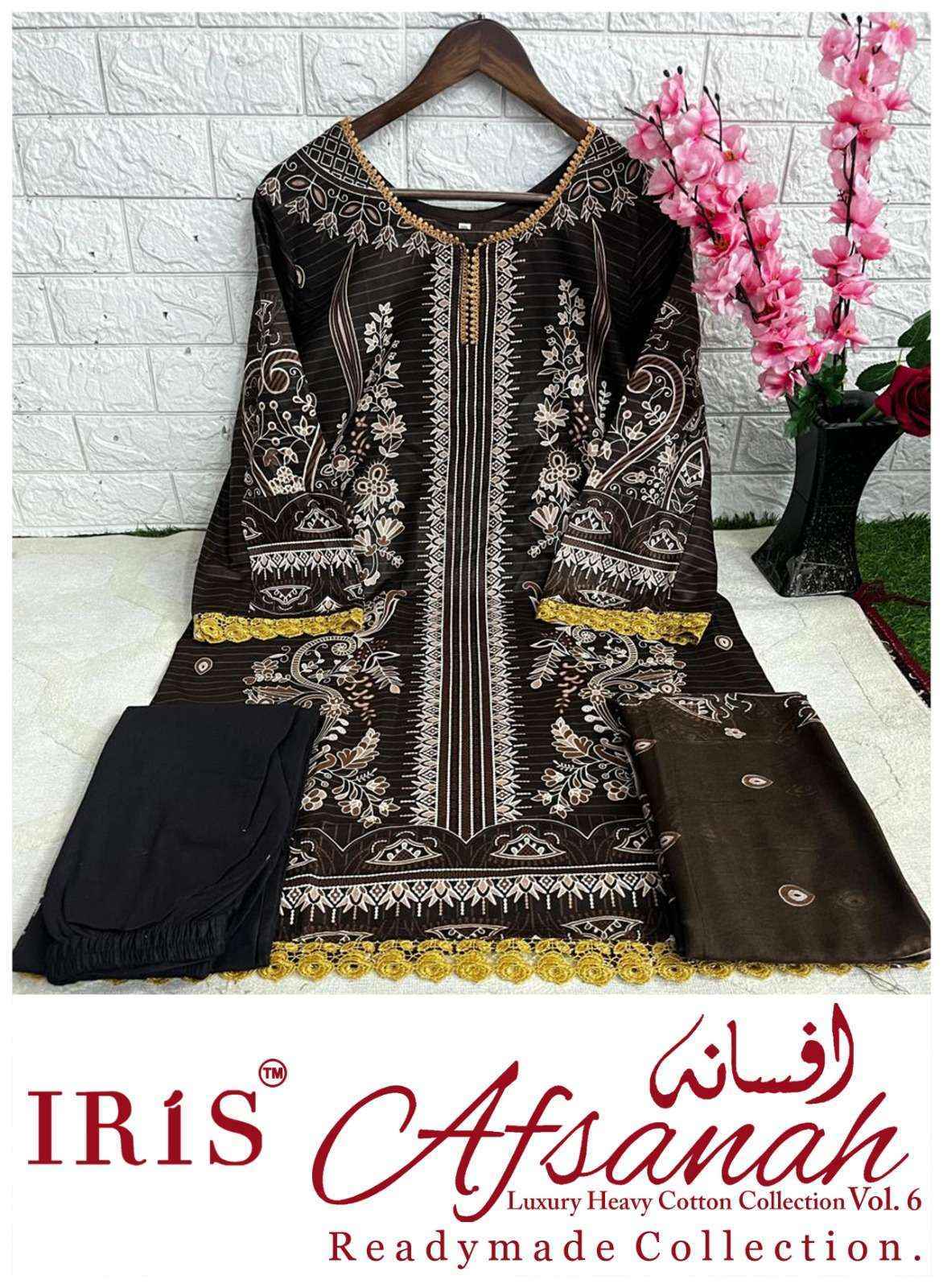 Iris Afsanah Vol 6 Readymade Cotton Dress Material ( 10 pcs Catalogue )