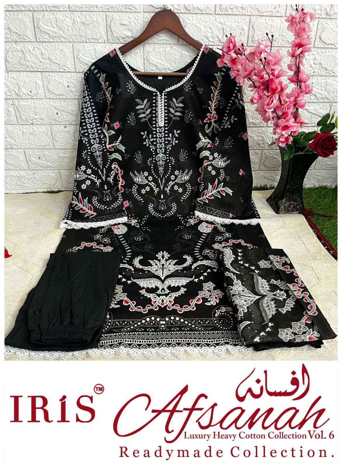 Iris Afsanah Vol 6 Readymade Cotton Dress Material ( 10 pcs Catalogue )