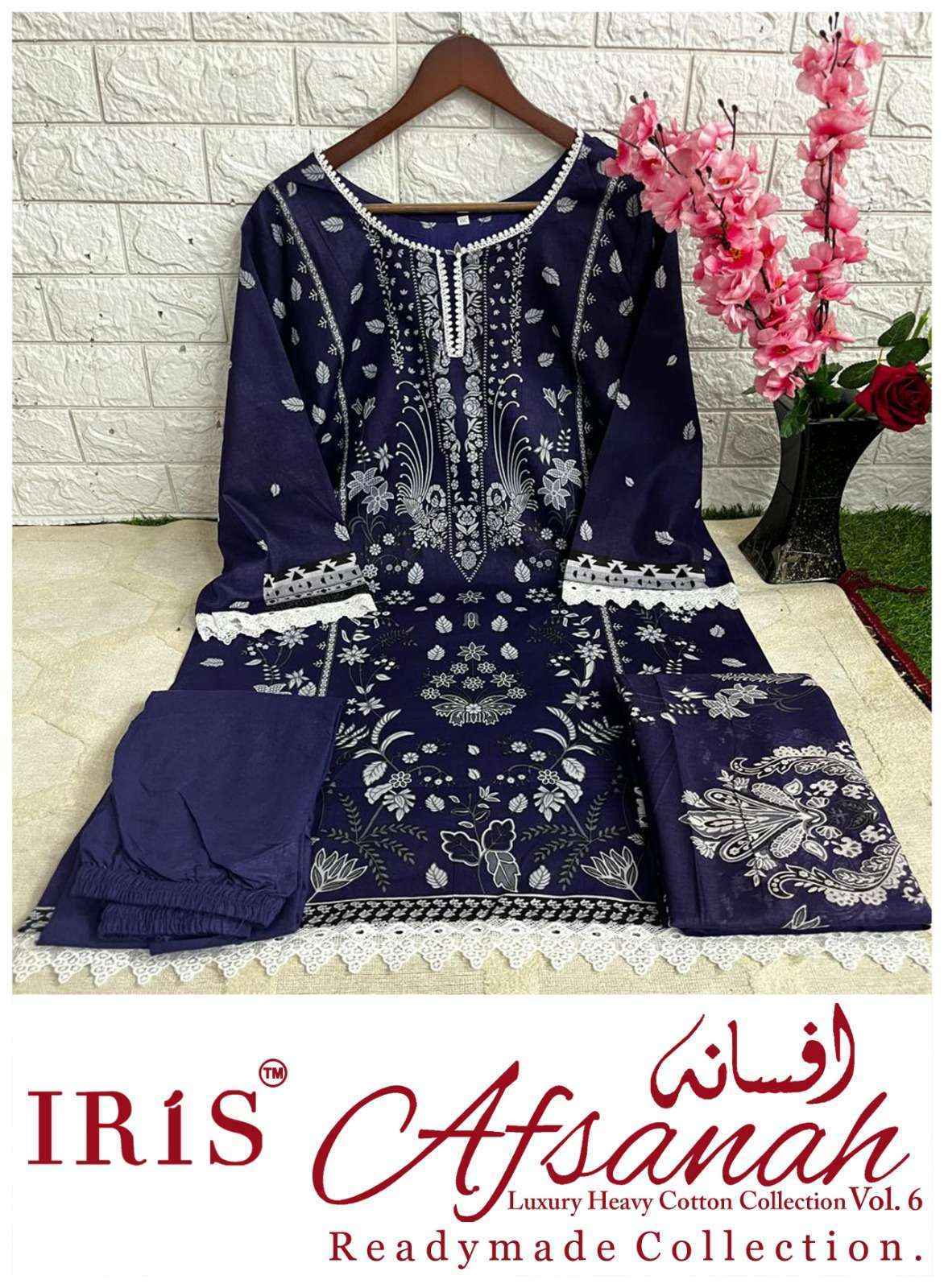Iris Afsanah Vol 6 Readymade Cotton Dress Material ( 10 pcs Catalogue )