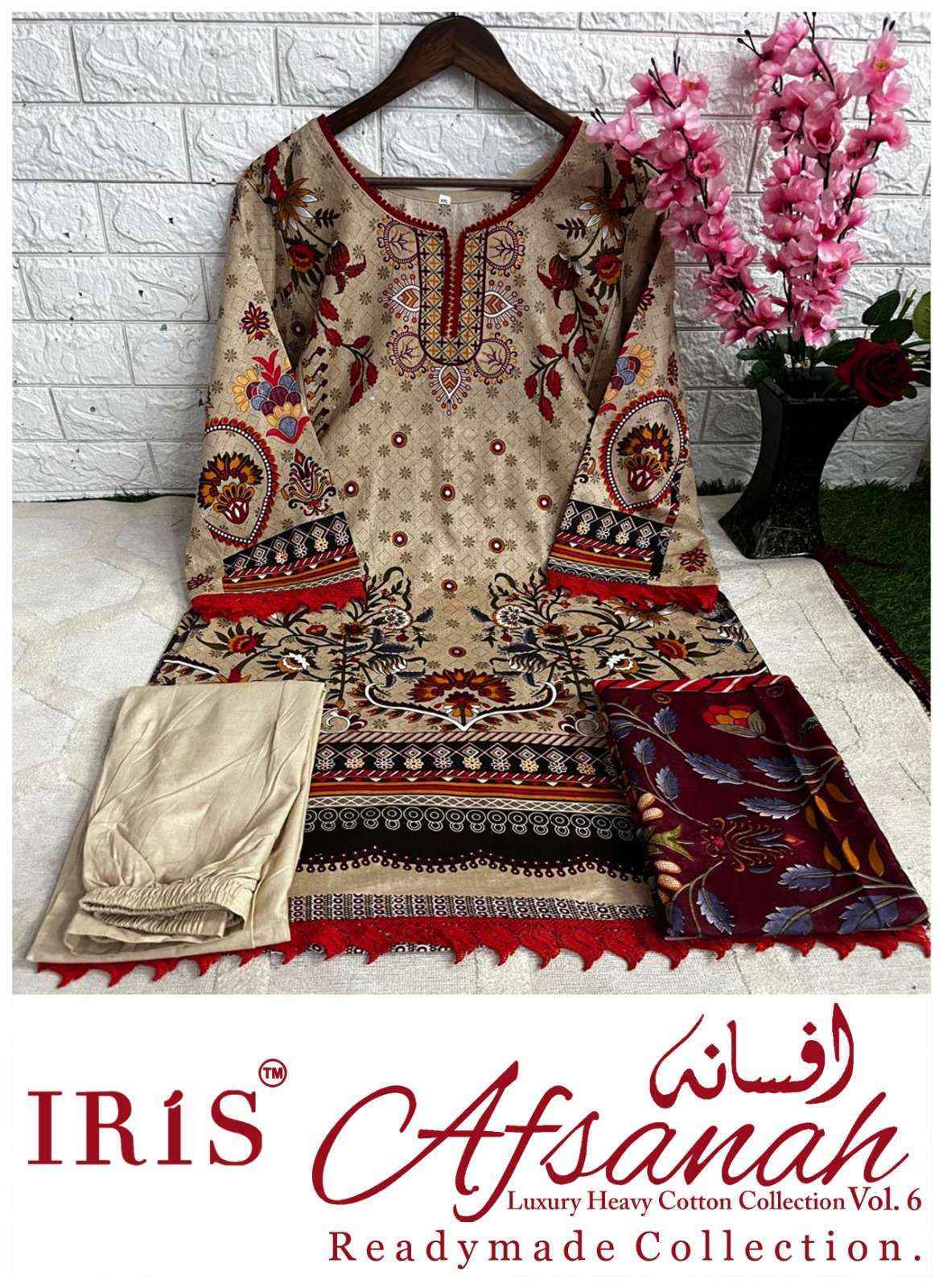Iris Afsanah Vol 6 Readymade Cotton Dress Material ( 10 pcs Catalogue )