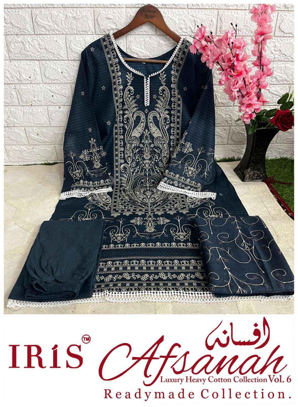 Iris Afsanah Vol 6 Readymade Cotton Dress Material ( 10 pcs Catalogue )