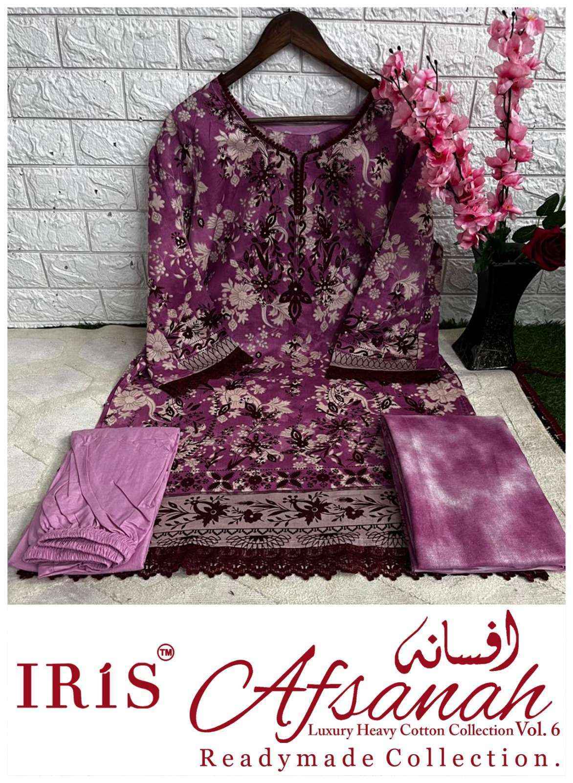 Iris Afsanah Vol 6 Readymade Cotton Dress Material ( 10 pcs Catalogue )