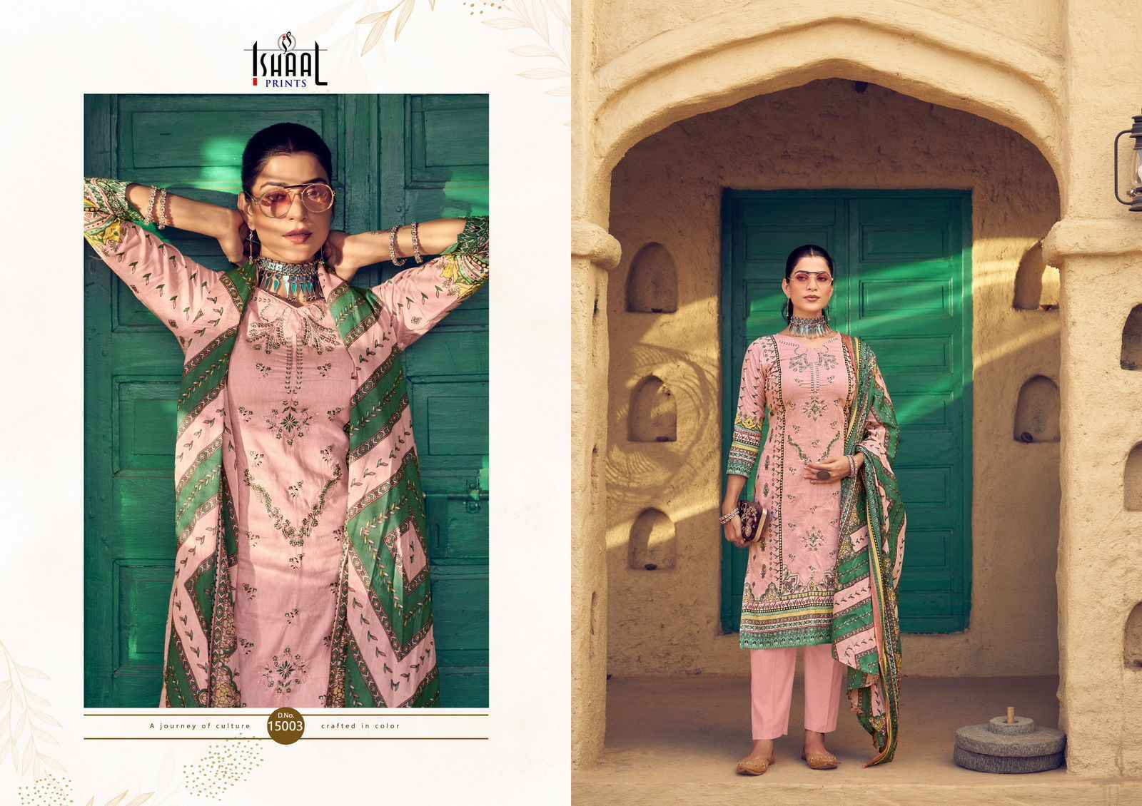 Ishaal Prints Embroidered Vol 15 Lawn Cotton Dress Material -Textile Market Surat ( 10 pcs Catalogue )