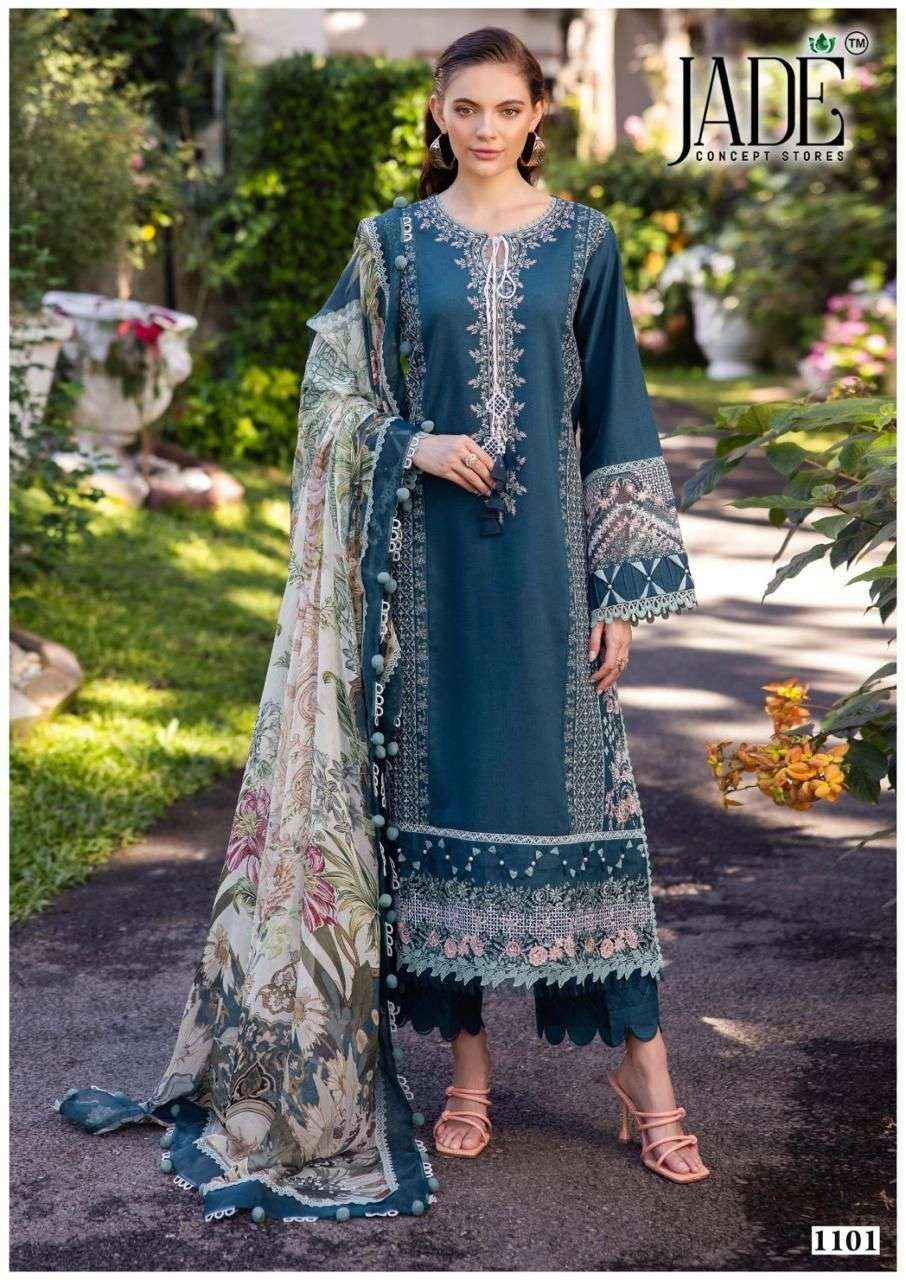 JADE BIN SAEED HEAVY COTTON LUXURY COLLECTION VOL 11 READY MADE COLLECTION WHOLESALE PRICE ( 6 PCS CATALOG )