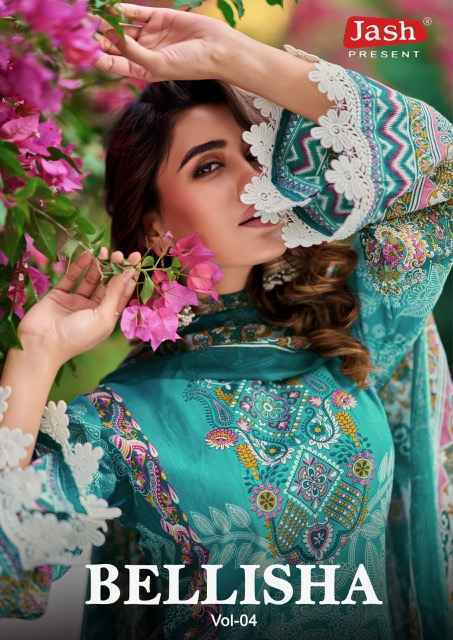 Jash Bellisha Vol 4 Cotton Pakistani Salwar Kameez wholesale Surat ( 10 pcs Catalogue )