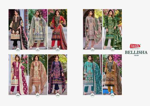 Jash Bellisha Vol 4 Cotton Pakistani Salwar Kameez wholesale Surat ( 10 pcs Catalogue )