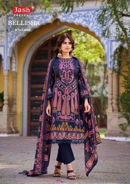 Jash Bellisha Vol 4 Cotton Pakistani Salwar Kameez wholesale Surat ( 10 pcs Catalogue )