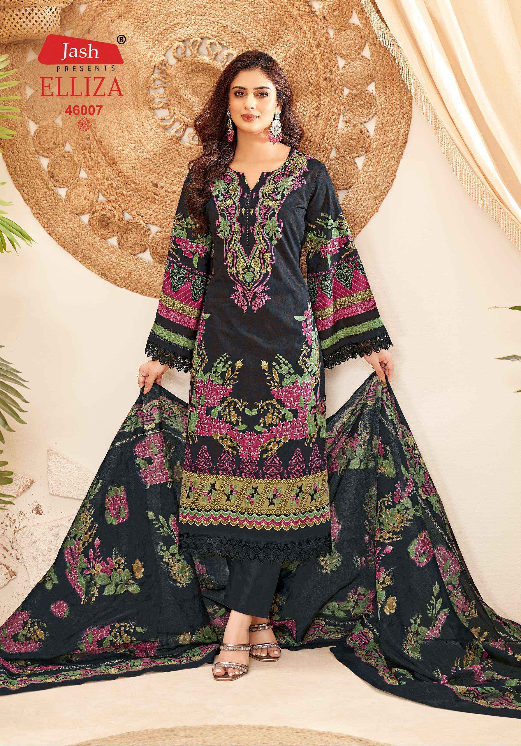 Jash cotton Elliza Vol 46 Cotton Pakistani Salwar Suits Wholesale ( 10 pcs Catalogue )